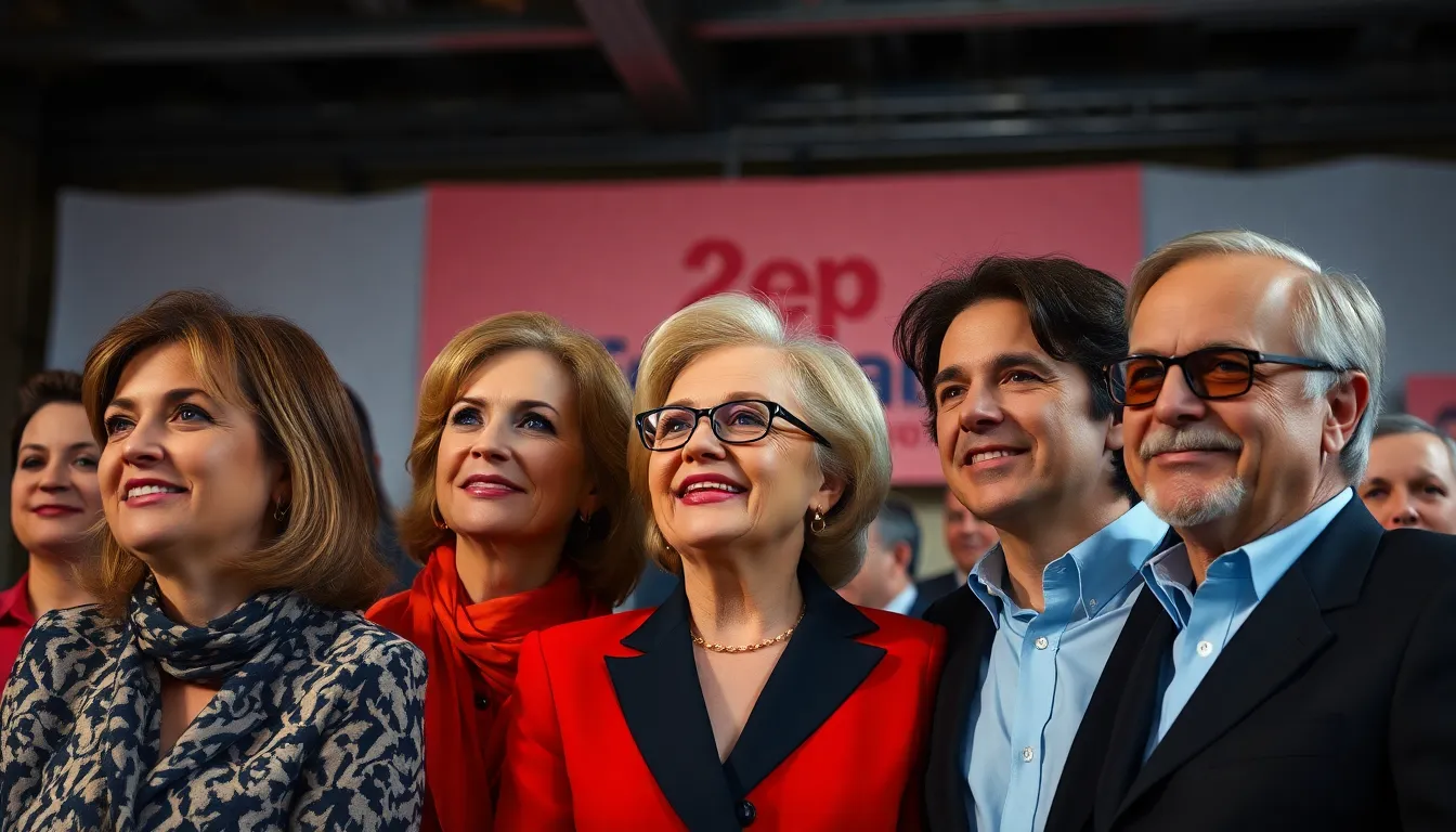 Imagen relacionada con Kamala Harris campaña celebridades
