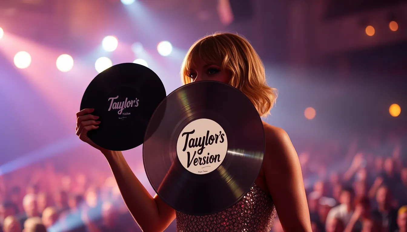 Imagen relacionada con Taylor Swift derechos discos