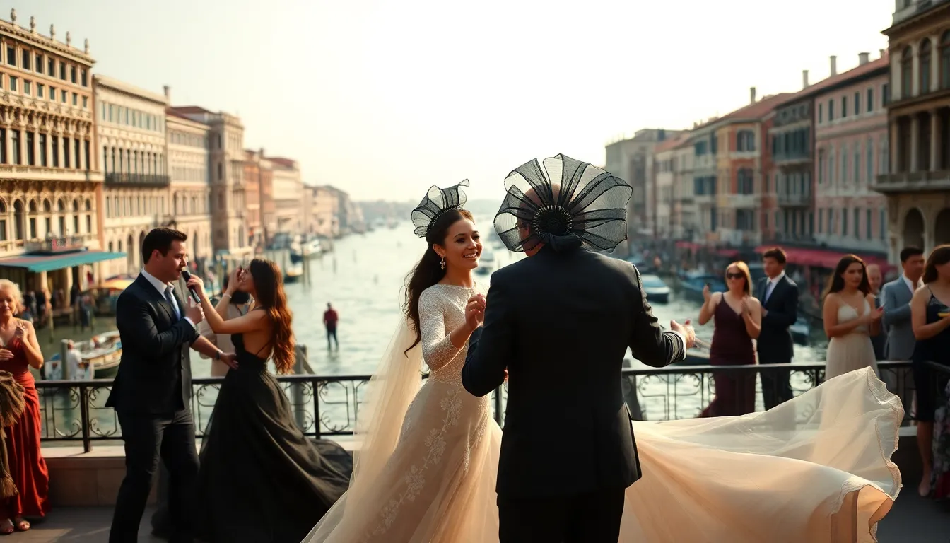 Imagen relacionada con Charlize Theron Jeff Bezos boda Venecia