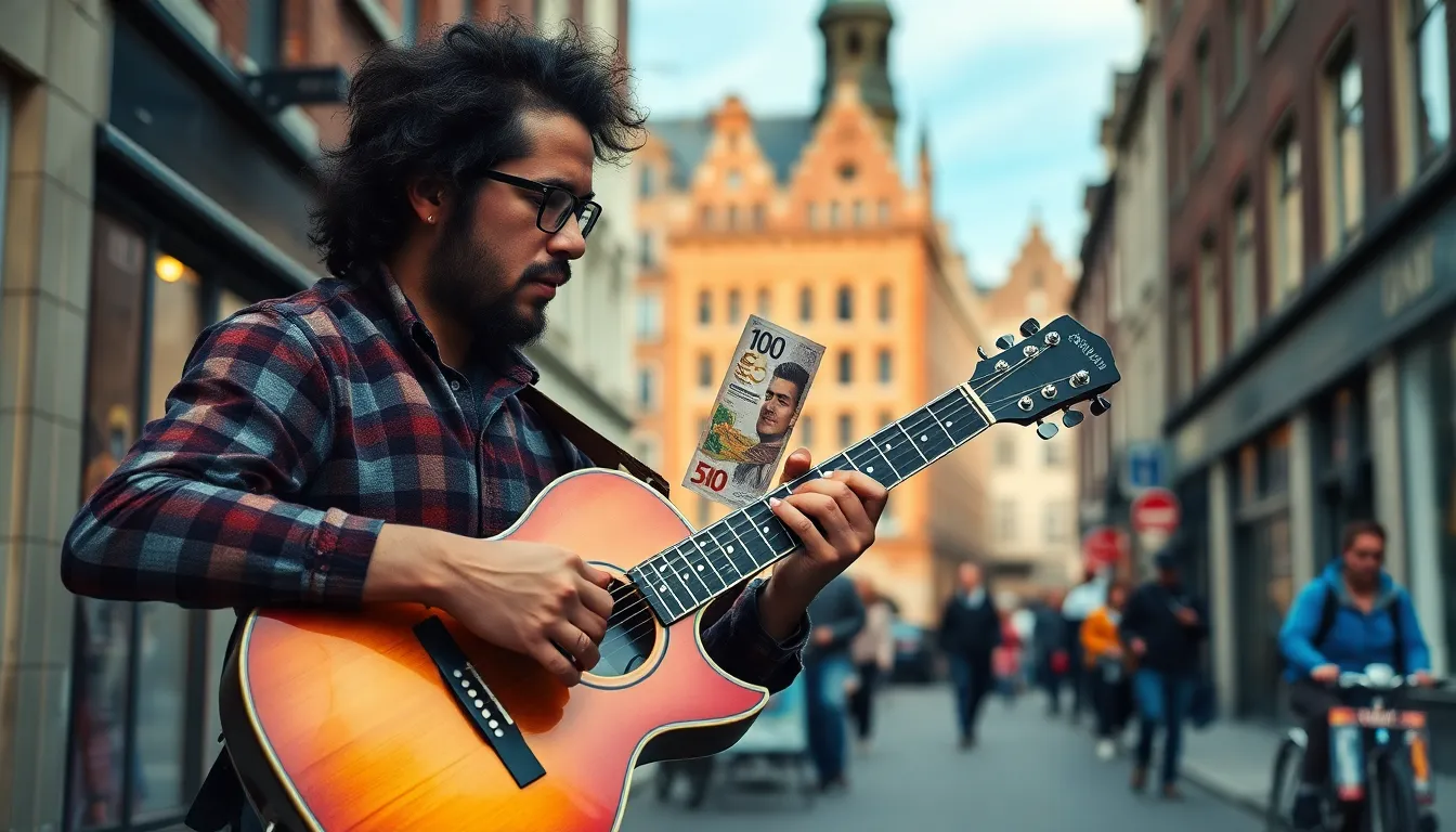 Imagen relacionada con músico callejero Europa