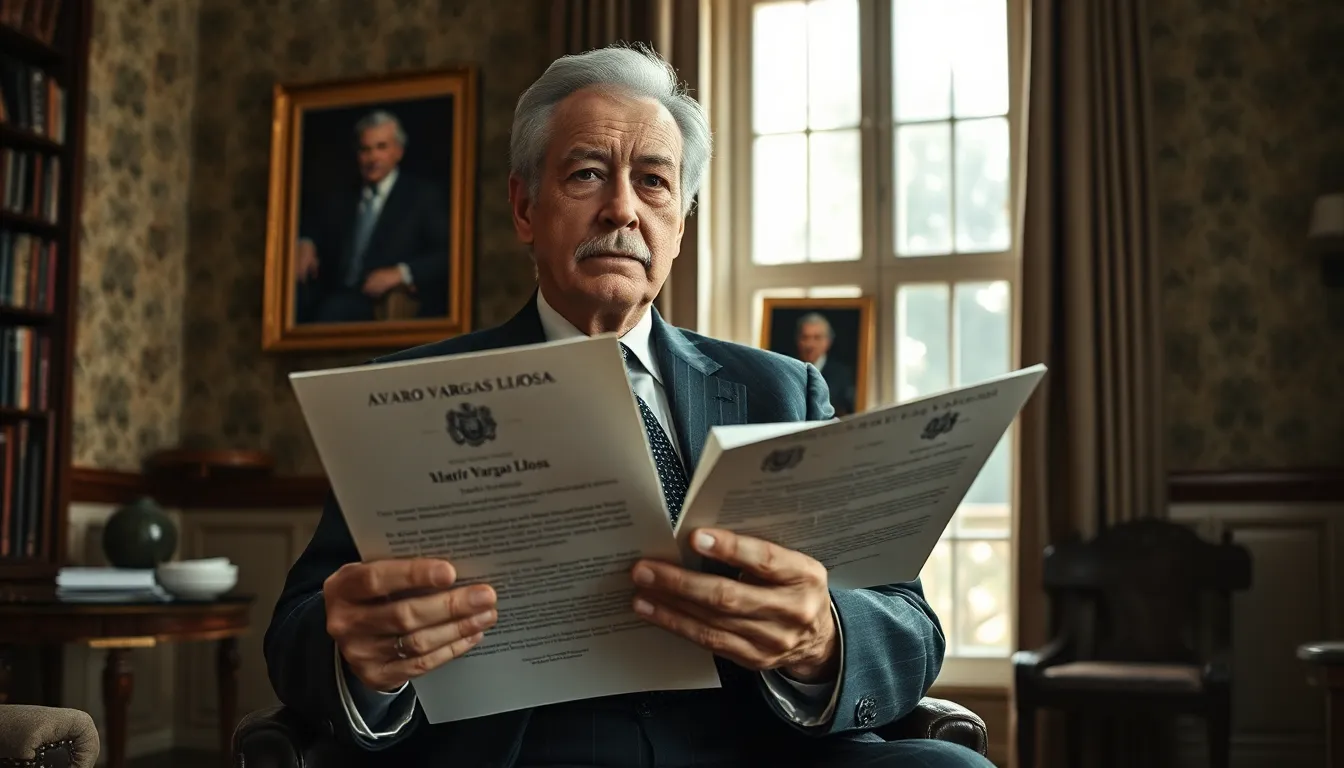 Imagen relacionada con Vargas Llosa título nobiliario