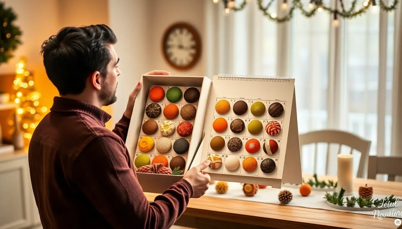 Imagen relacionada con Bombones calendario adviento