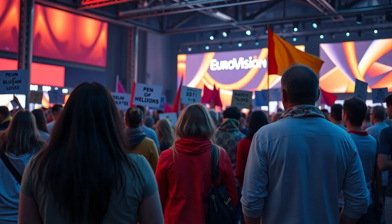 Imagen relacionada con Eurovisión 2026 protestas